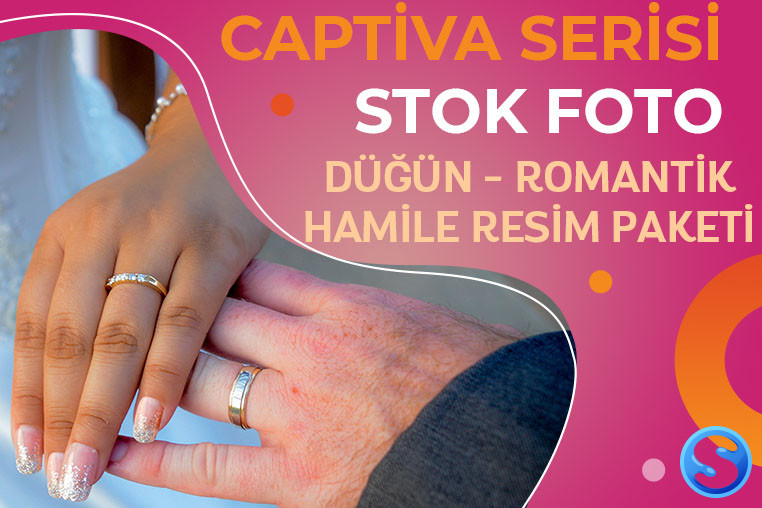 Captiva Serisi - Düğün Romantik Hamile Bayan Resim Paketi