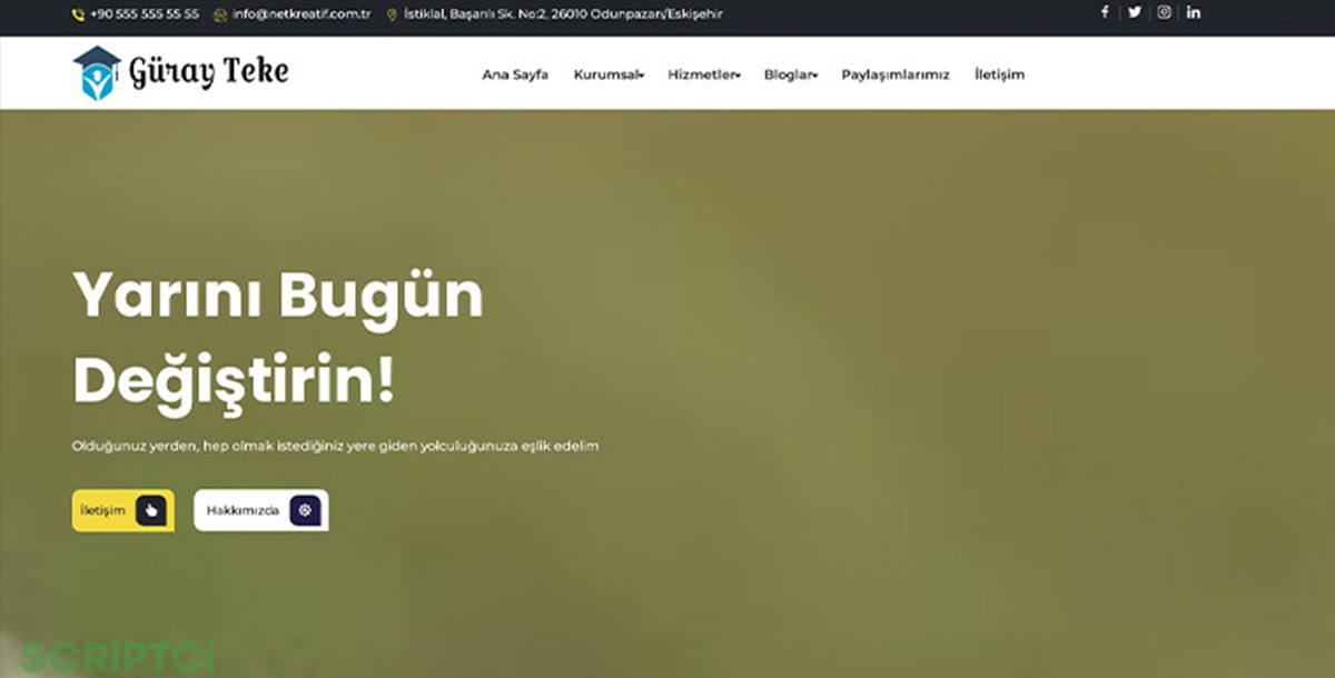 Psikolog Web Sitesi V1 P1