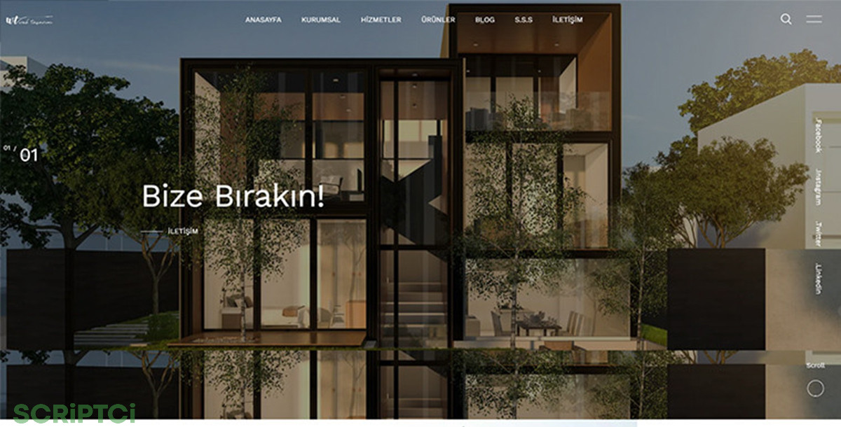 İnşaat ve Mimarlık Web Sitesi IM12