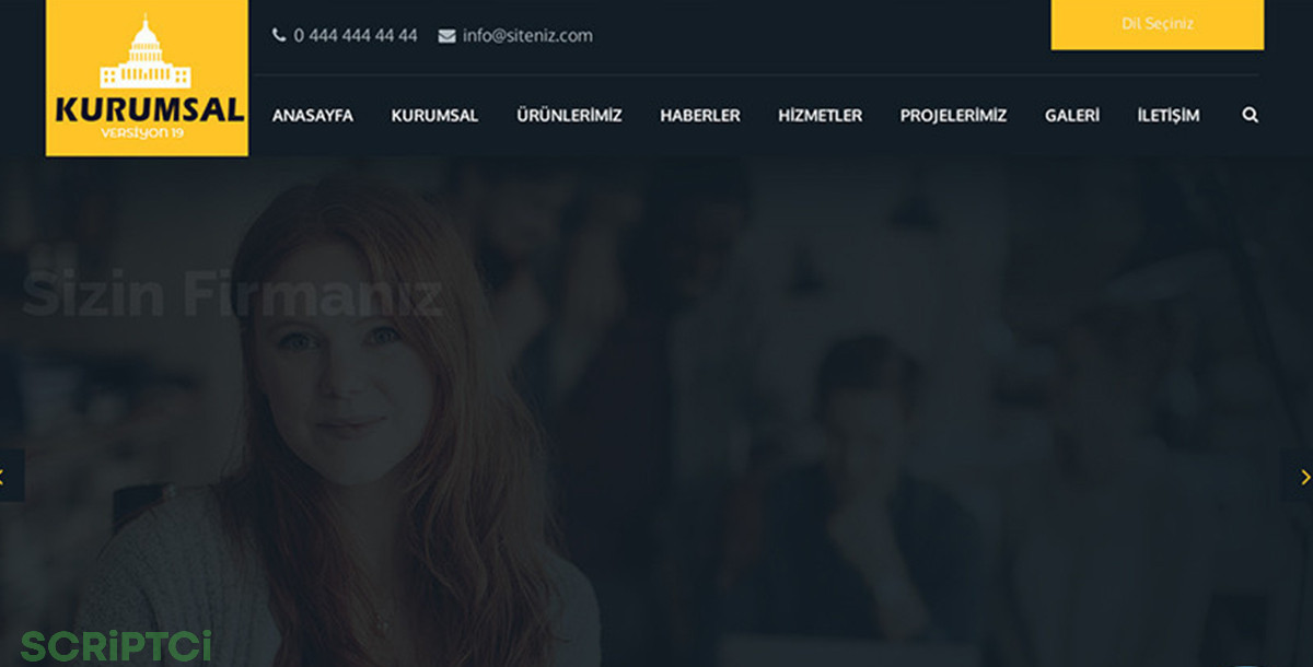 Kurumsal Firma Web Sitesi KF29