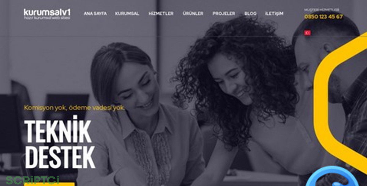 Kurumsal Firma Web Sitesi KF01