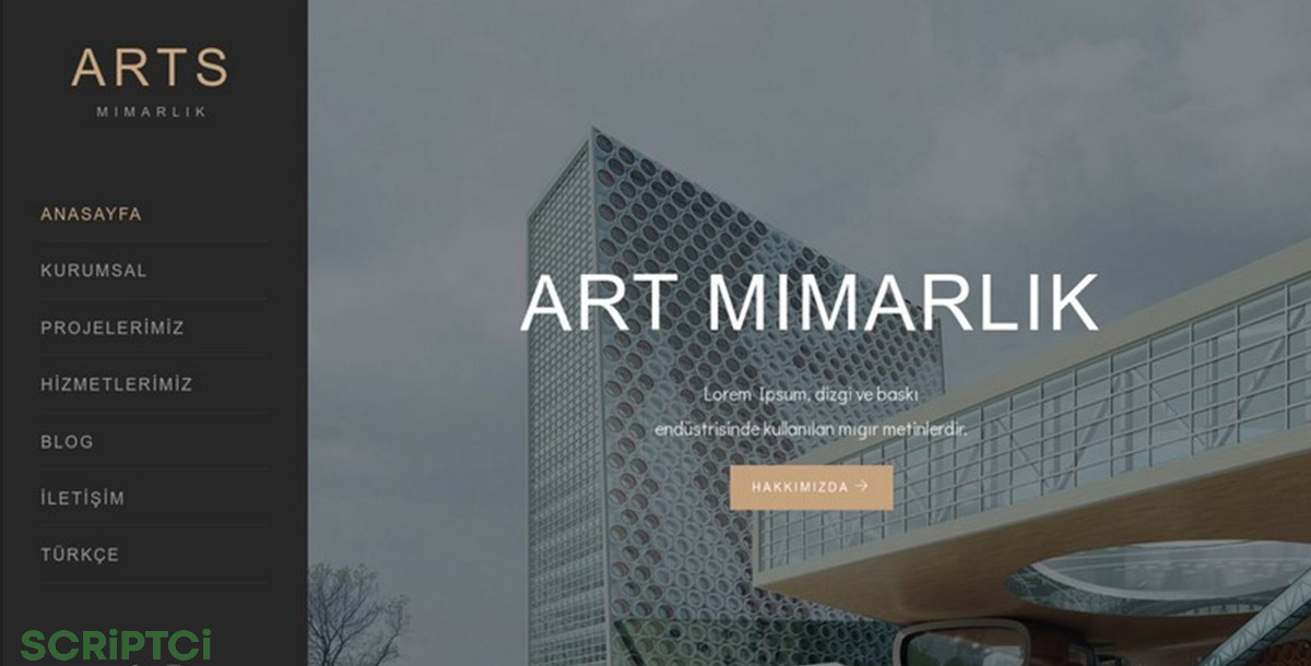 İnşaat ve Mimarlık Web Sitesi IM04