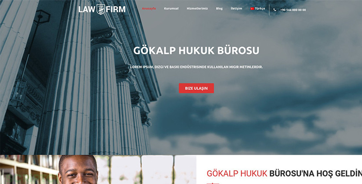 Hukuk Bürosu Web Sitesi H01