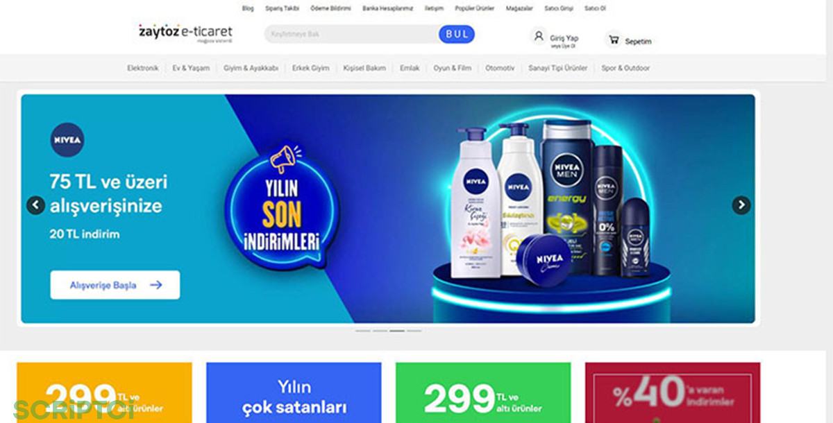 Zaytoz E-Ticaret ET01