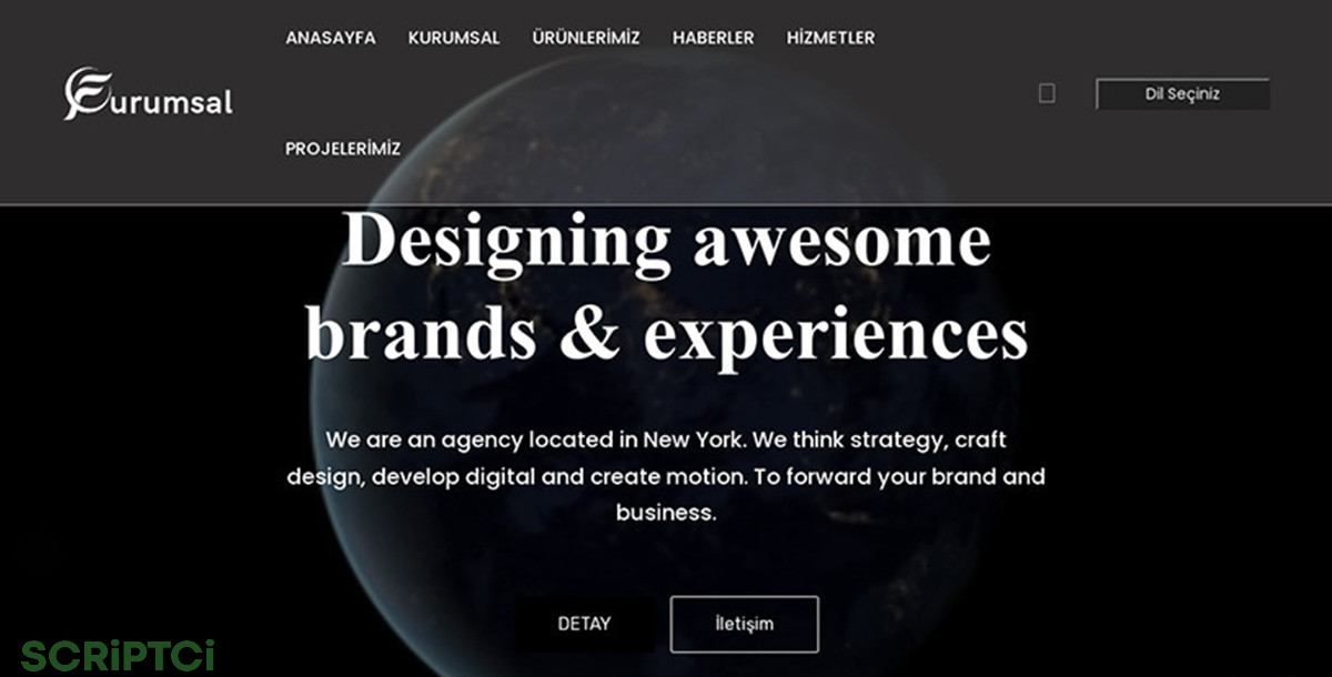 Kurumsal Firma Web Sitesi KF16