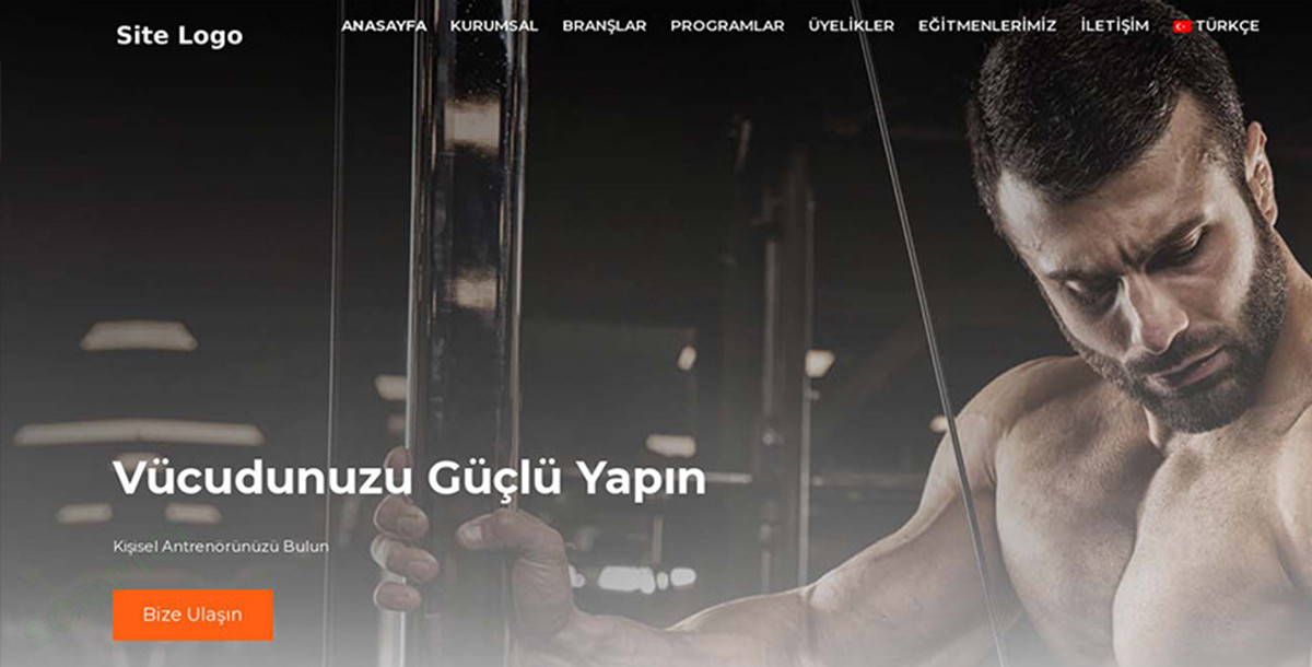 Spor Salonu Web Sitesi S03