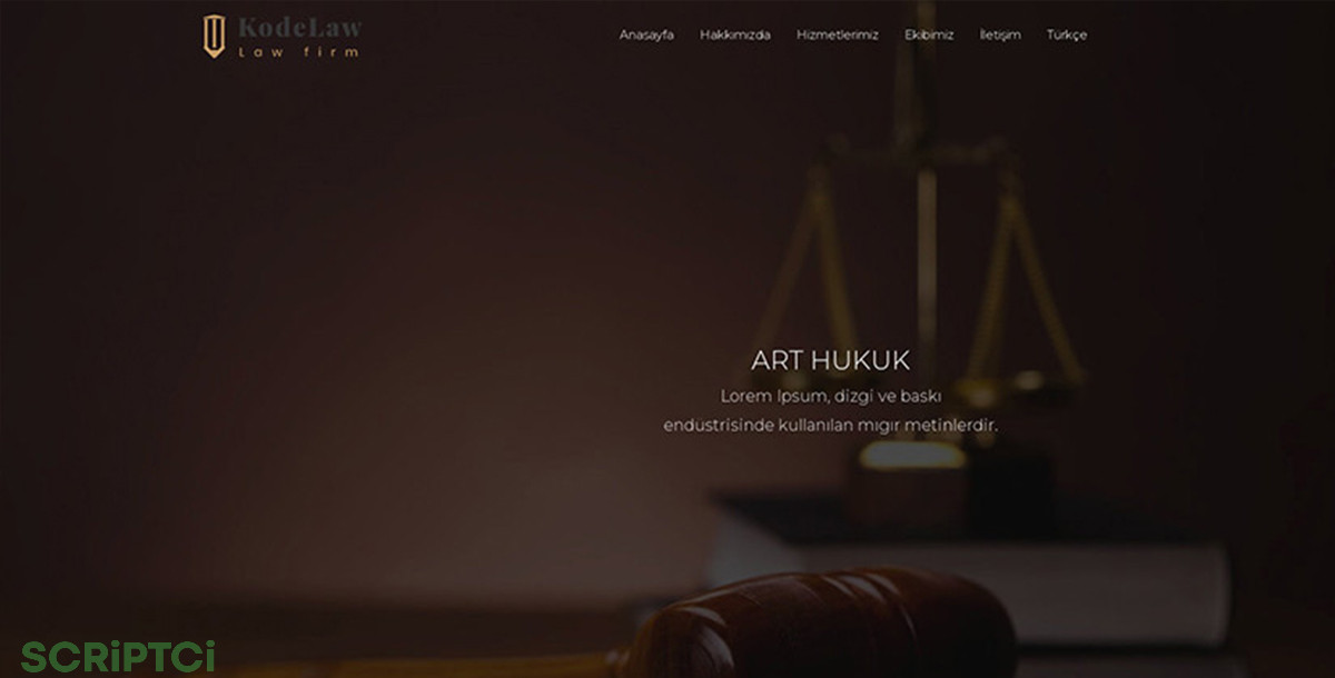 Hukuk Bürosu Web Sitesi H02