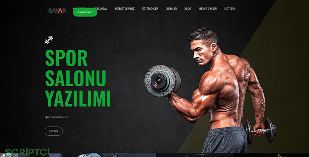 Spor Salonu Web Sitesi S04