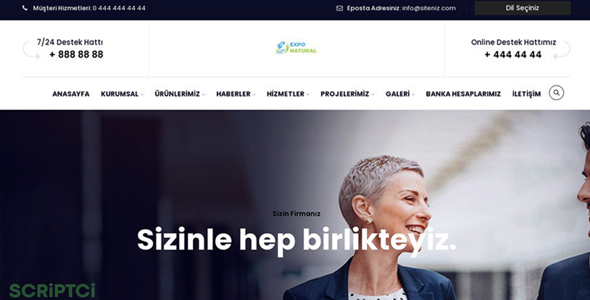 Kurumsal Firma Web Sitesi KF15