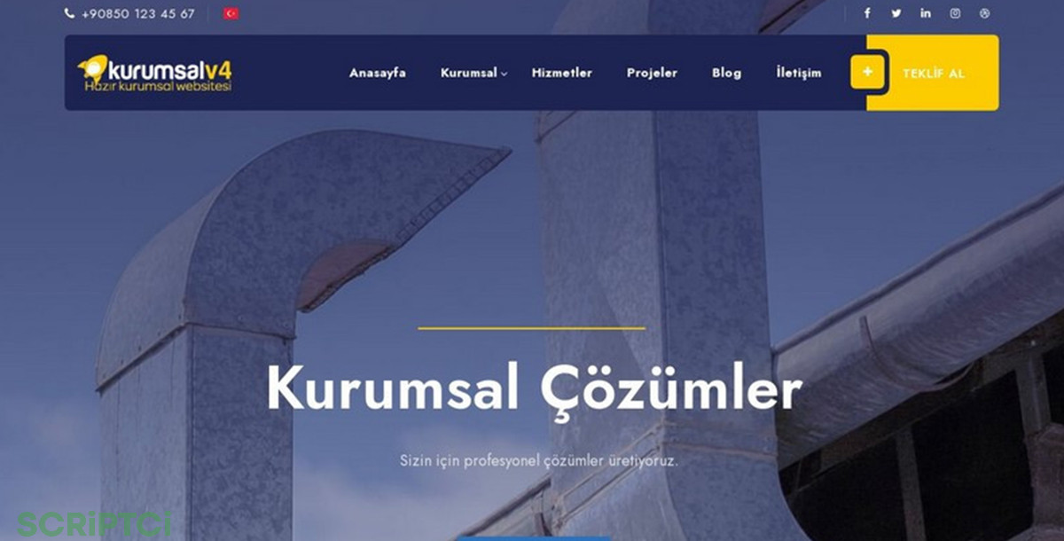 Kurumsal Firma Web Sitesi KF04