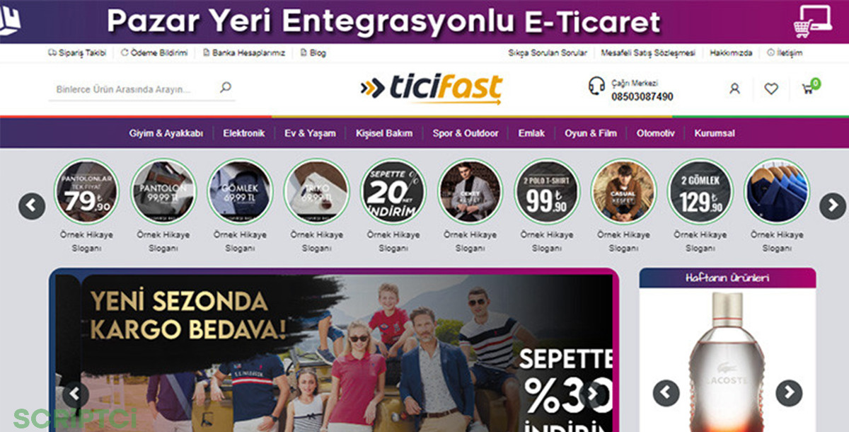ScriptciV3 E-Ticaret ET09