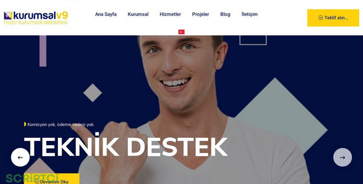 Kurumsal Firma Web Sitesi KF09