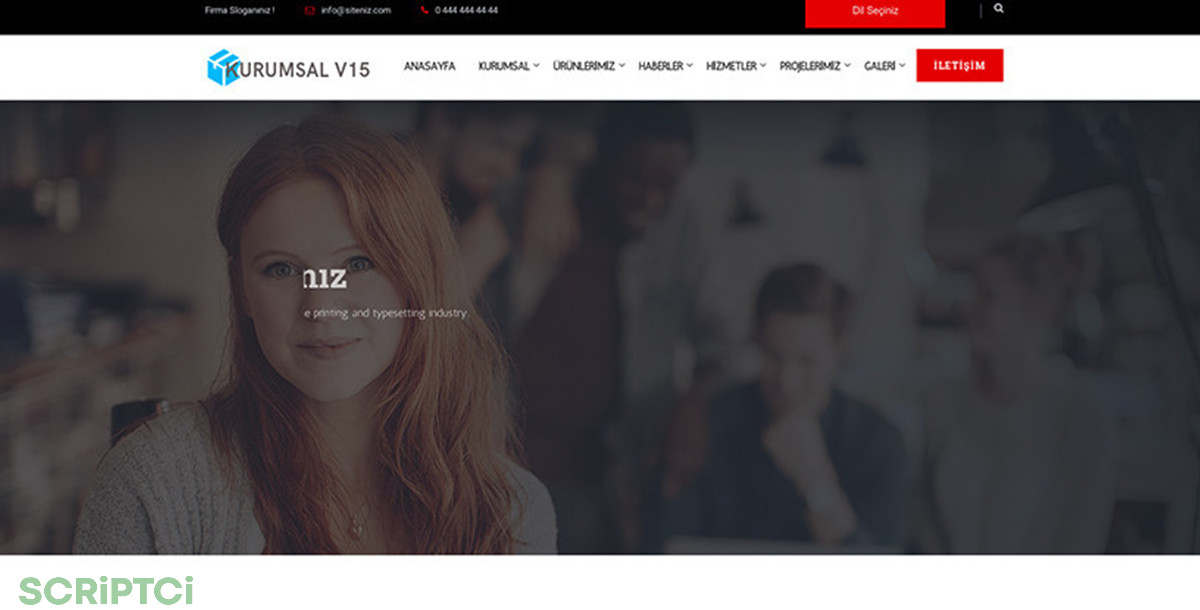 Kurumsal Firma Web Sitesi KF28