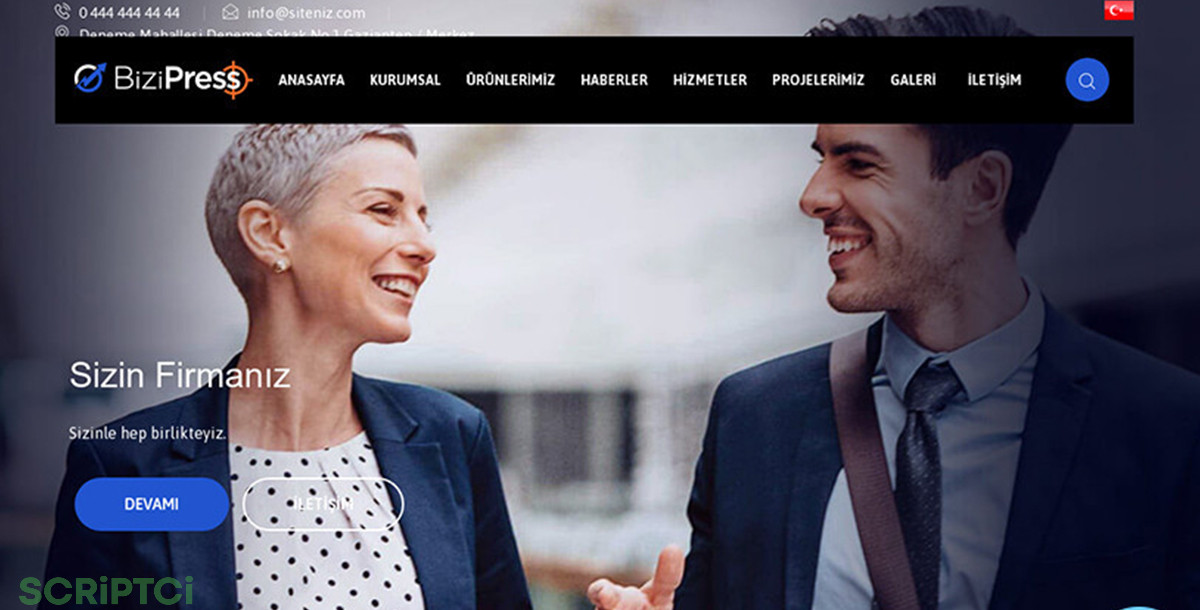 Kurumsal Firma Web Sitesi KF19