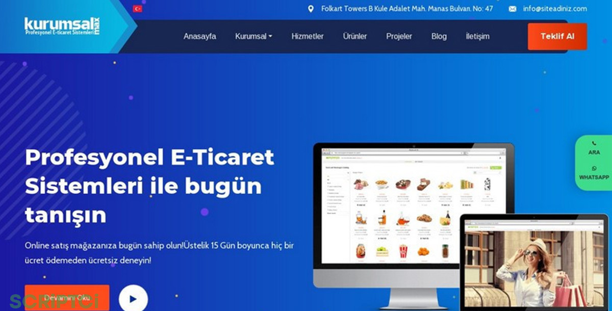 Kurumsal Firma Web Sitesi KF03