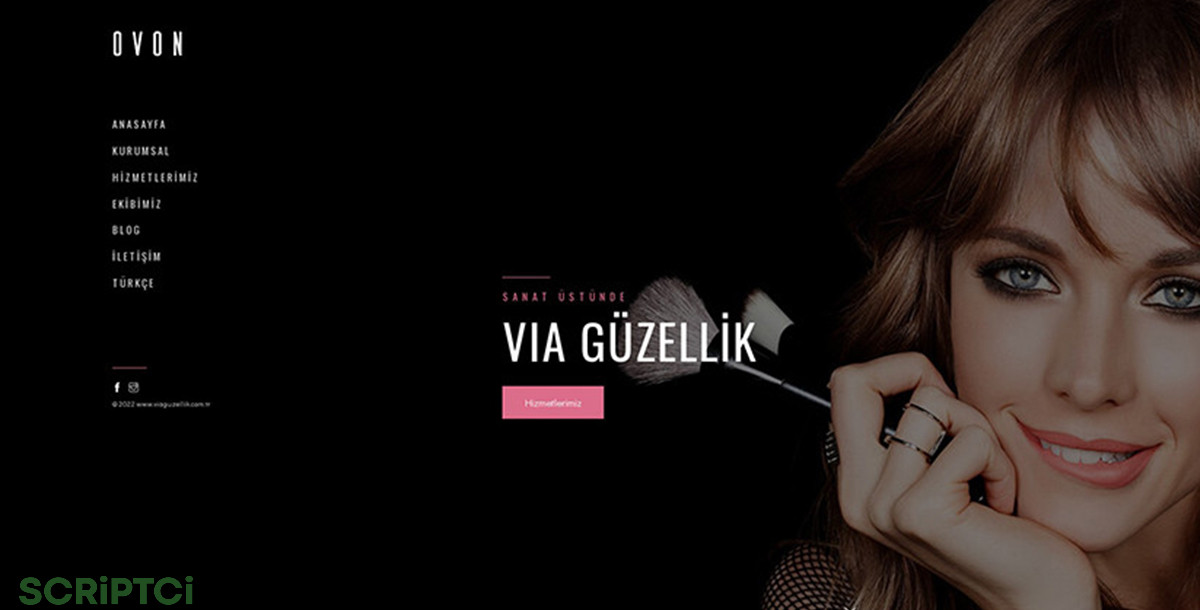 Güzellik Merkezi Web Sitesi GM04