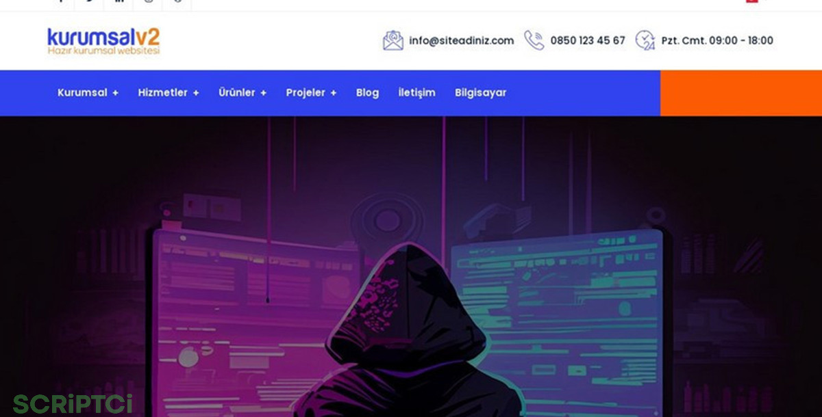Kurumsal Firma Web Sitesi KF02