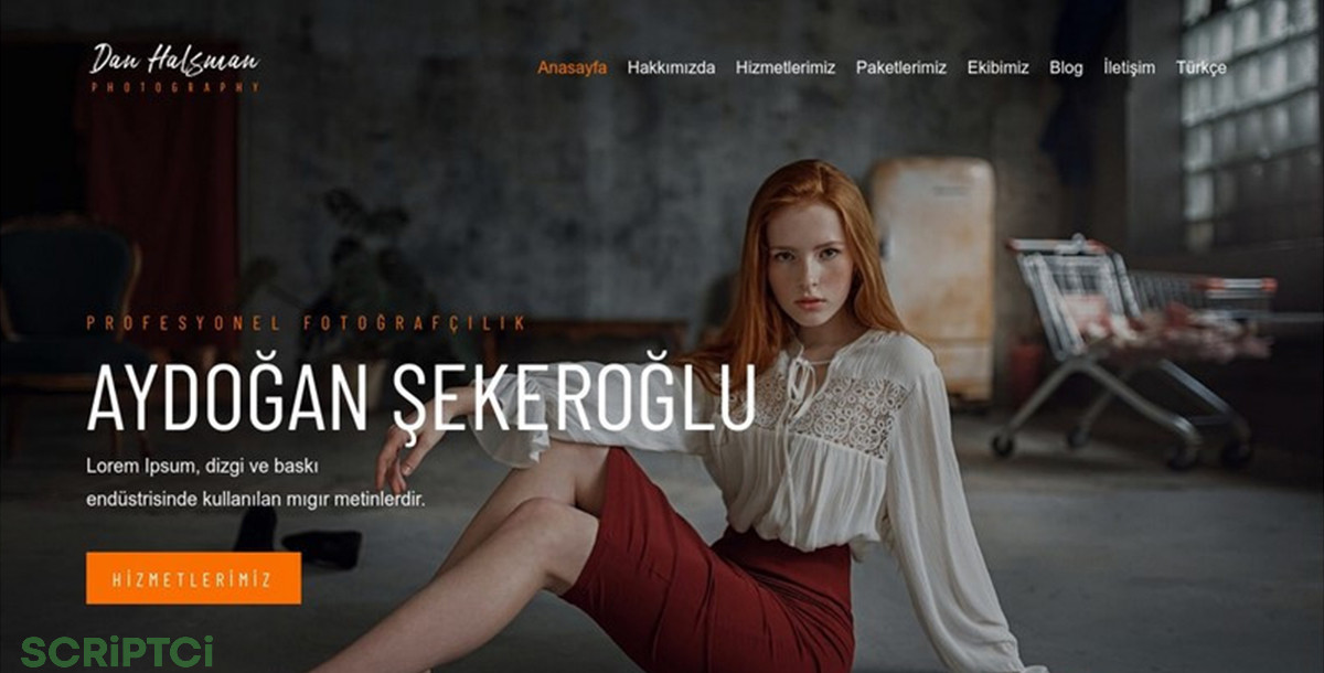 Fotoğrafçı Web Sitesi F01