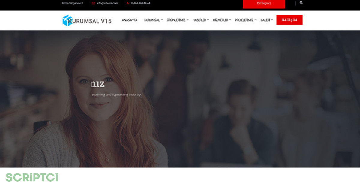 Kurumsal Firma Web Sitesi KF27