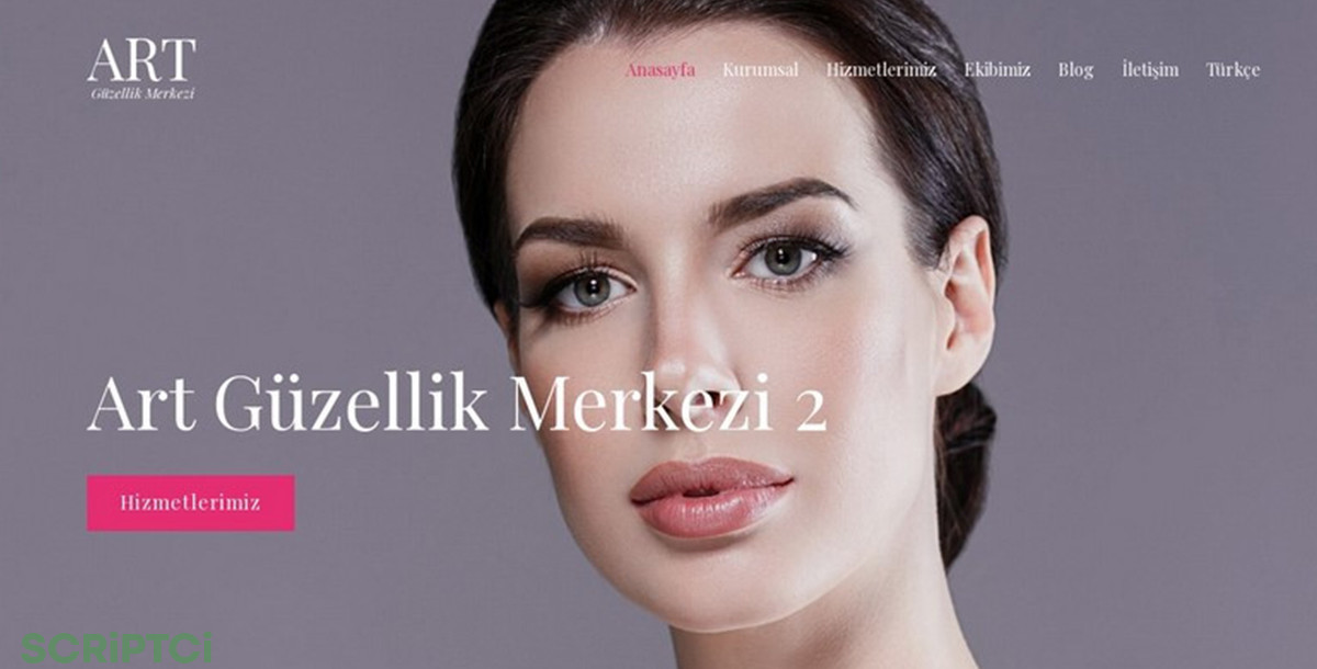 Güzellik Merkezi Web Sitesi GM09