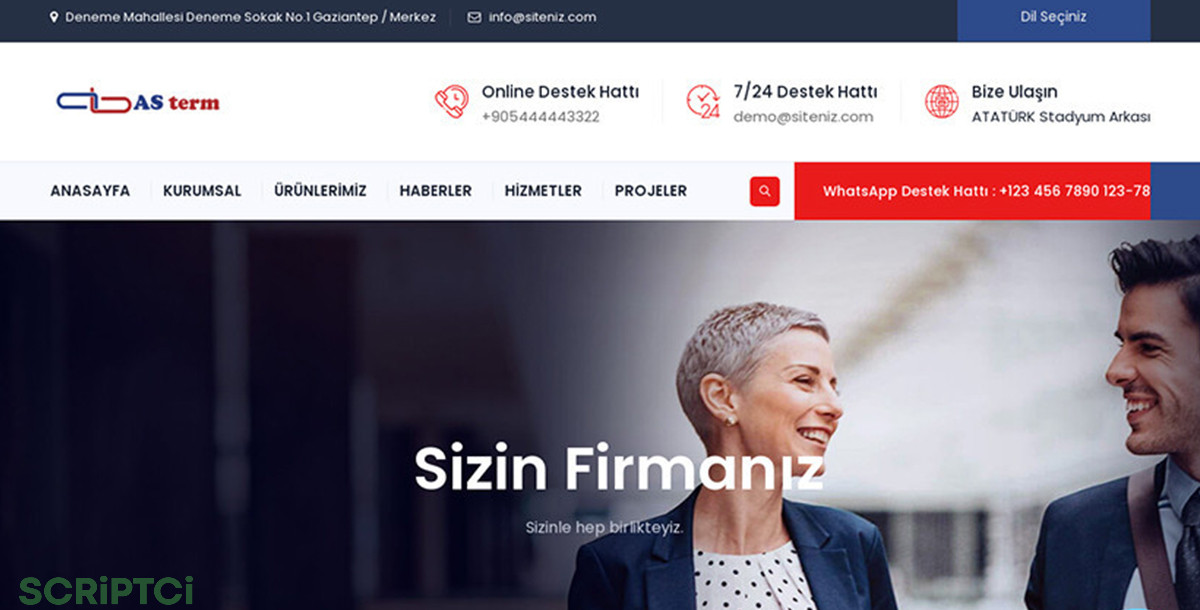 Kurumsal Firma Web Sitesi KF17