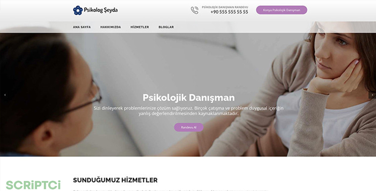 Psikolog Web Sitesi V2 P2