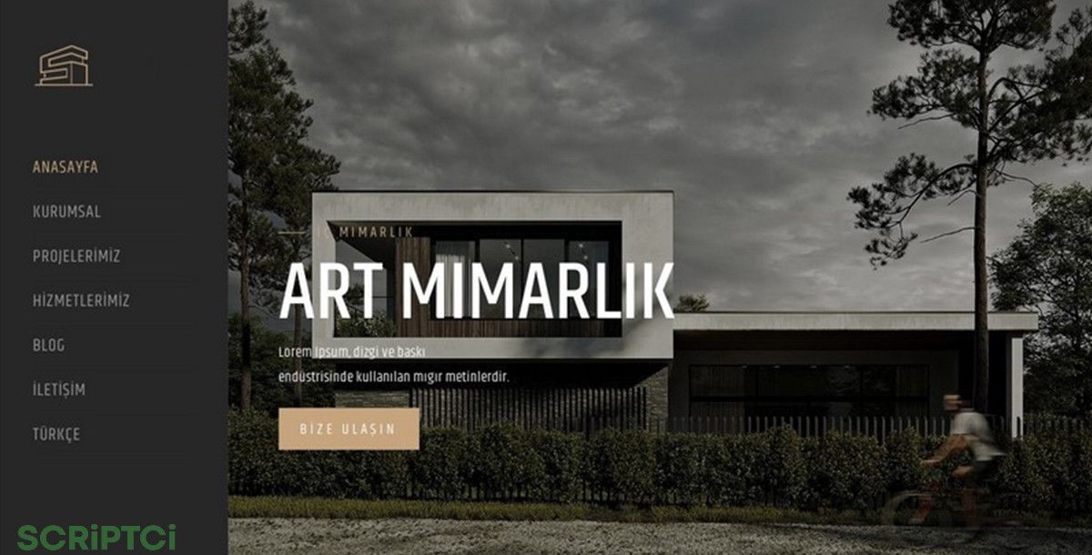 İnşaat ve Mimarlık Web Sitesi IM08