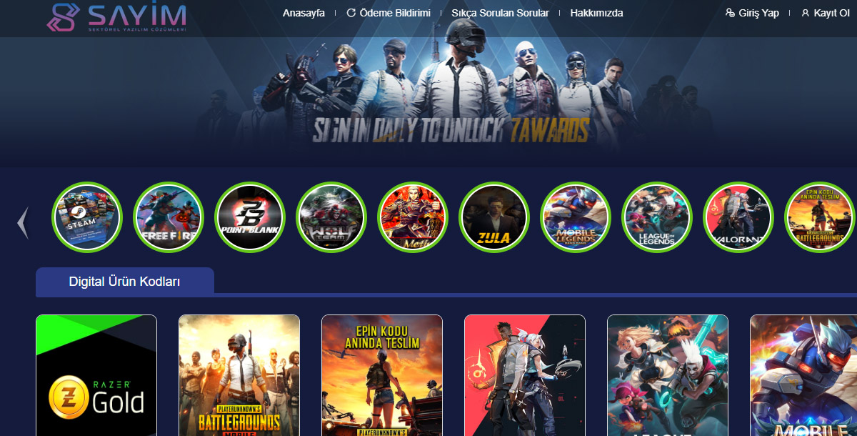 Epin E-Ticaret Scripti ET12