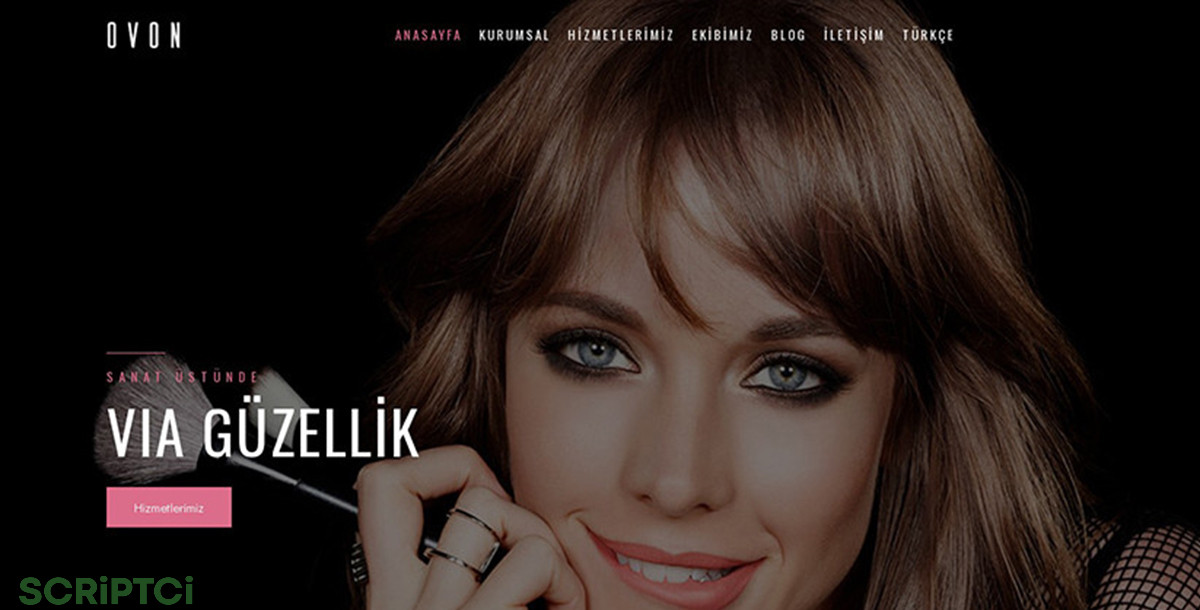 Güzellik Merkezi Web Sitesi GM03