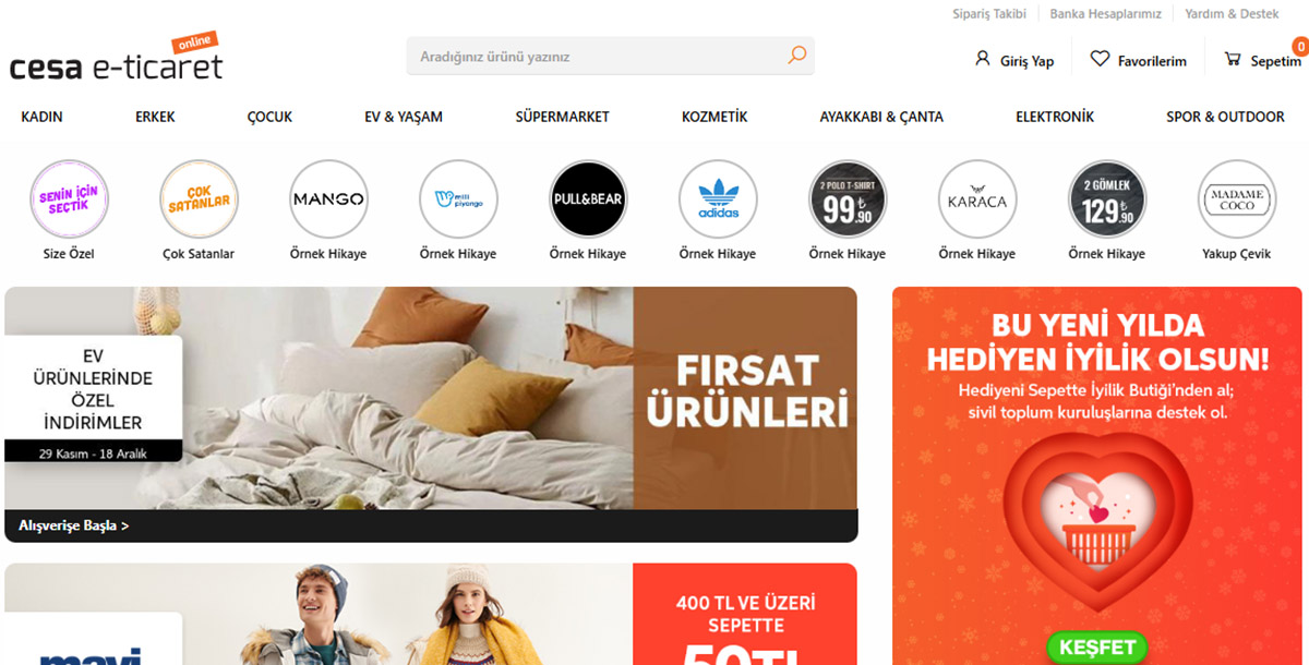 Cesa E-Ticaret Scripti ET11