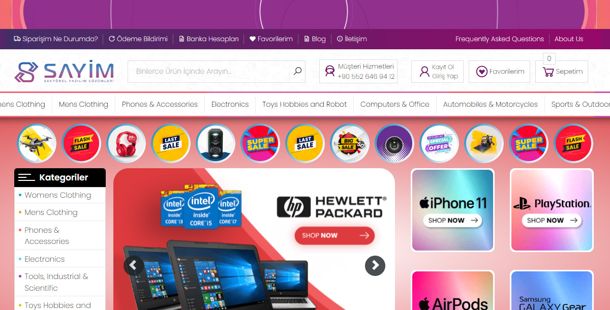 Plus E-Ticaret Scripti ET14